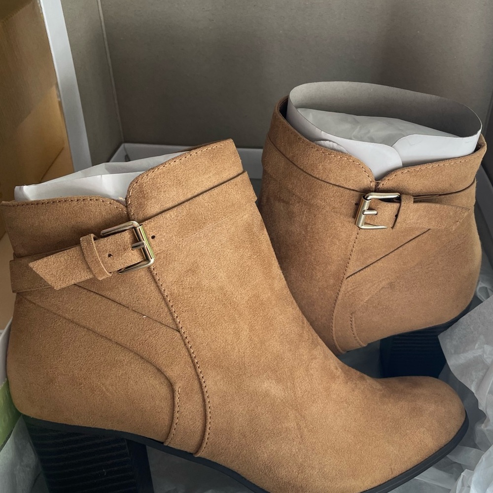Brown booties